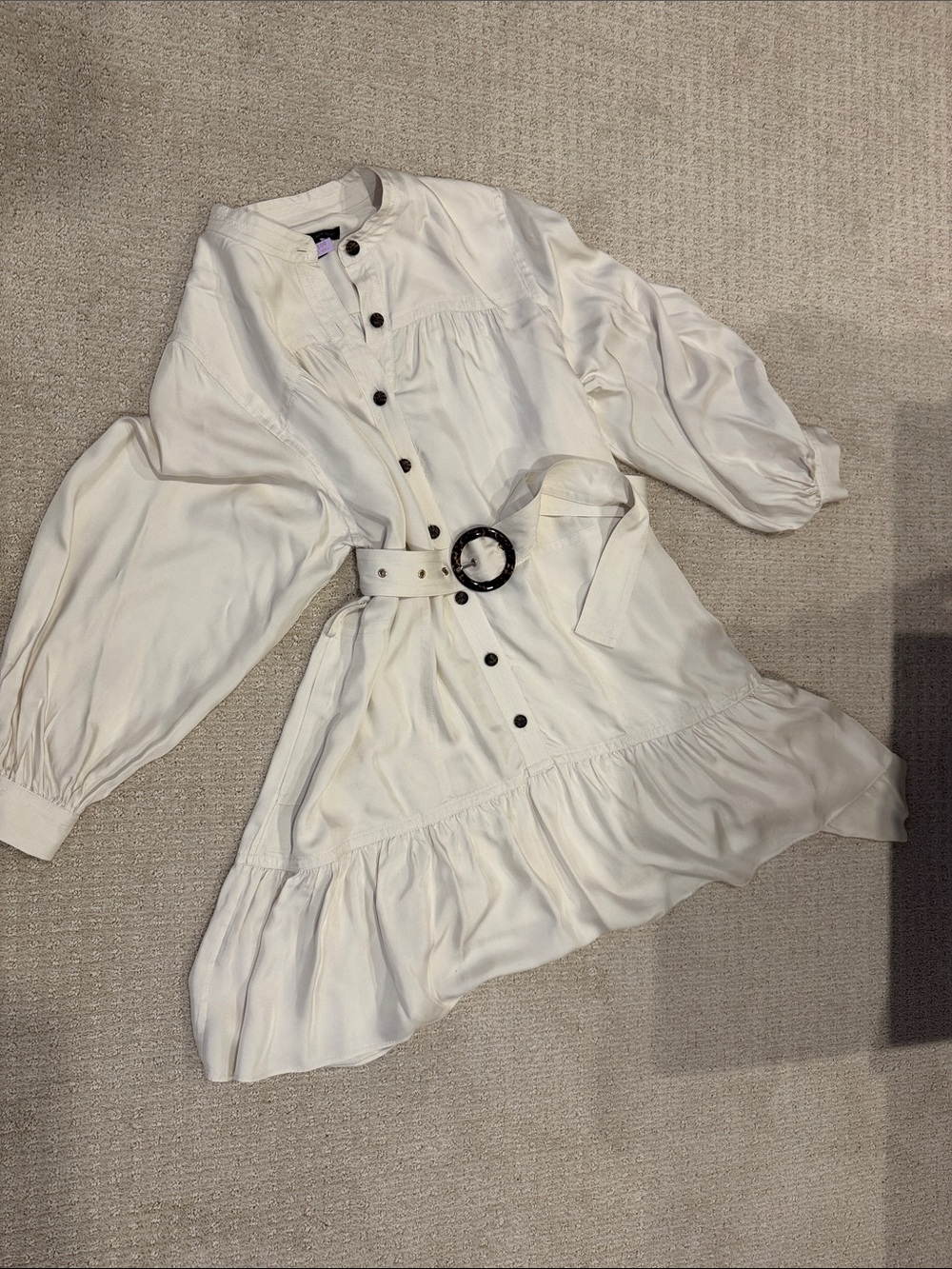 Banana Republic White Shirt with Black Label
